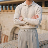 MERINOIS® Autumn/Winter Thickened Knitted Lapel Sweater for Men