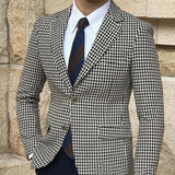 MONTCLARE® Houndstooth Plaid Blazer for Men