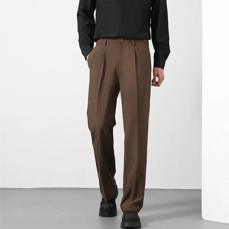 BRINDISI® Loose Straight Drape Trousers