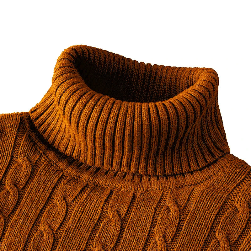 LUCA ROSSI® Wool Turtleneck Sweater - Magnattos
