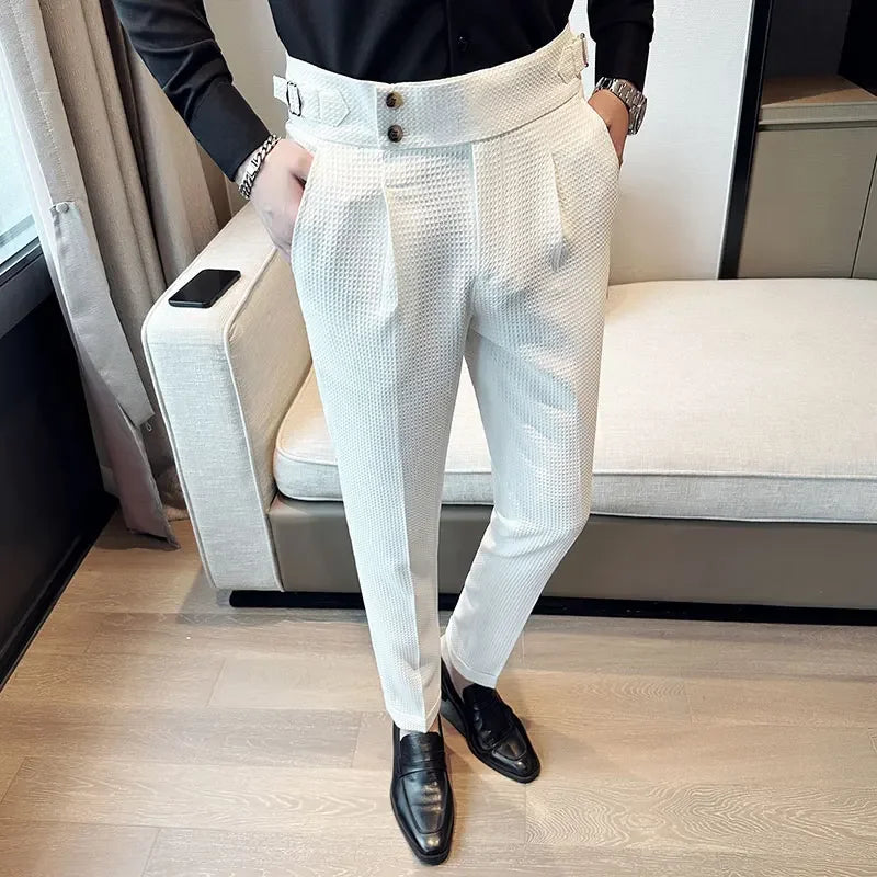 BAGNAIA® Men´s High Waist Formal Pants - Magnattos