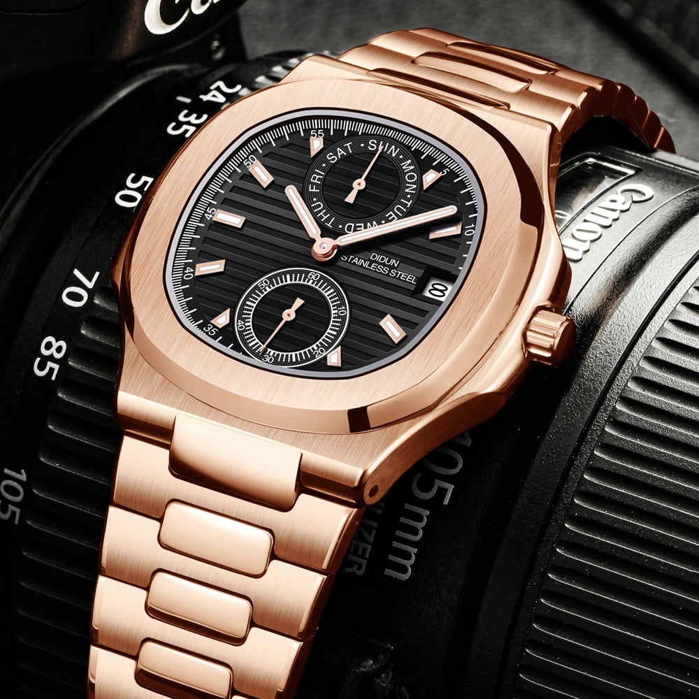 POEDAGAR 3.0® Luxury Men's Watch 2 Dials - Magnattos