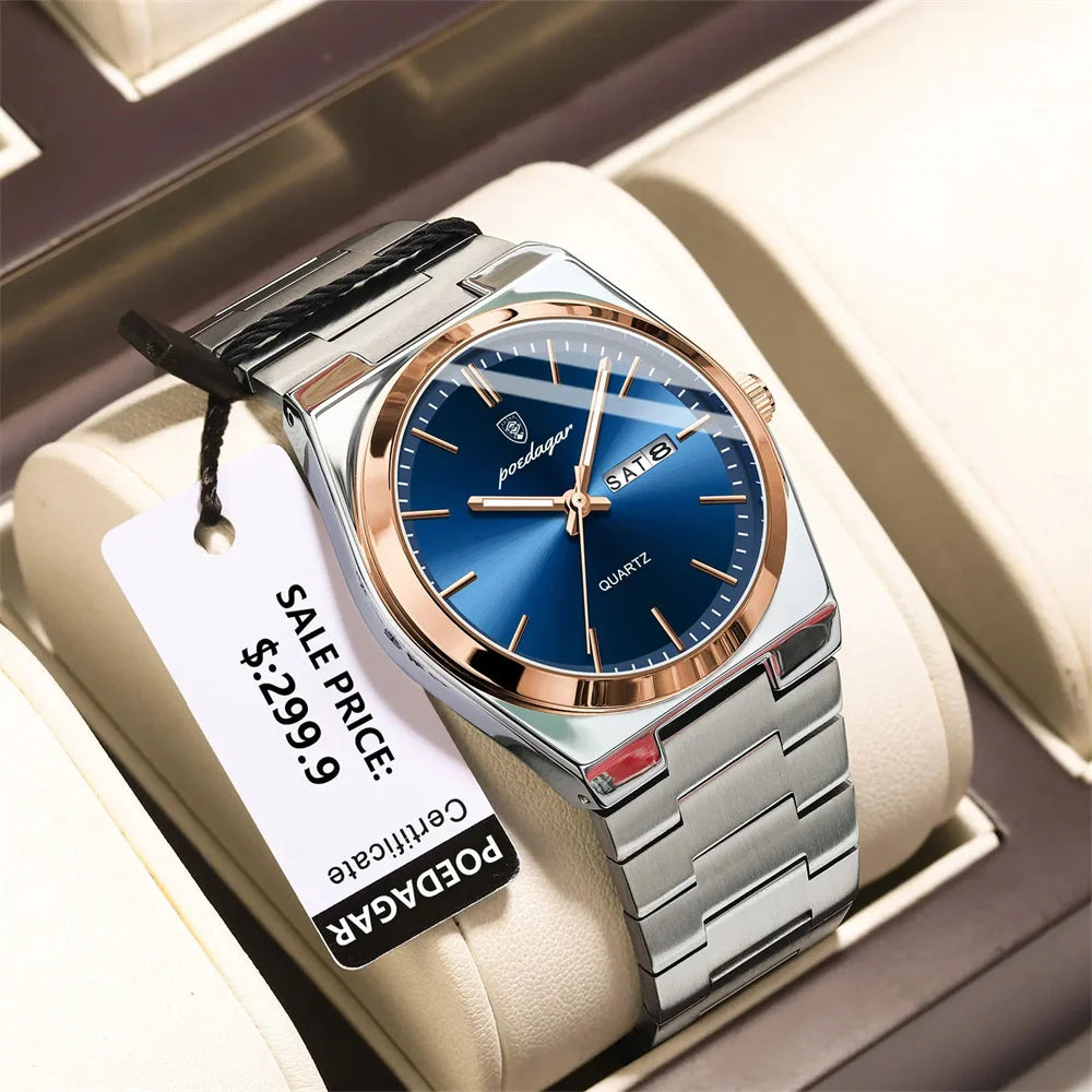 WATTFORD® Elegant Day Date Watch - Magnattos
