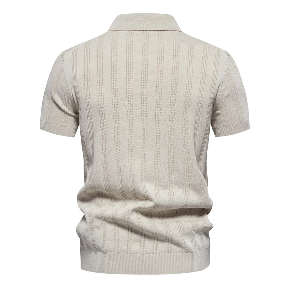 GUSTAV® Textured Polo Shirt - Magnattos