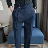 ARLINGTON® 2024 British Style High Waist Slim Fit Suit Pants for Men