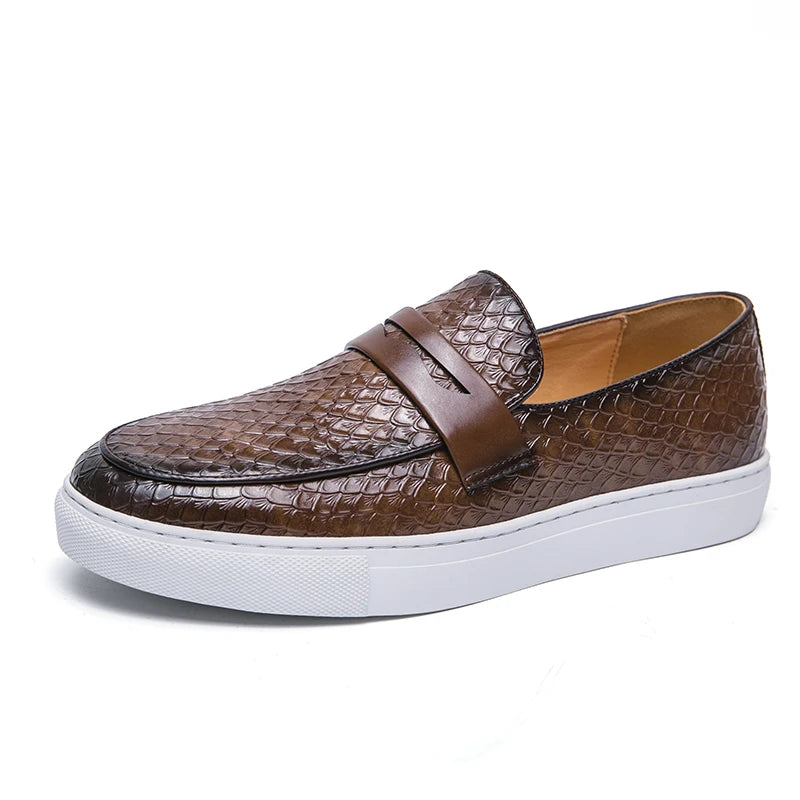 ITALIANO® Summer Leather Loafers for Men - Magnattos