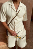 DMITRI® Solid color corduroy casual set