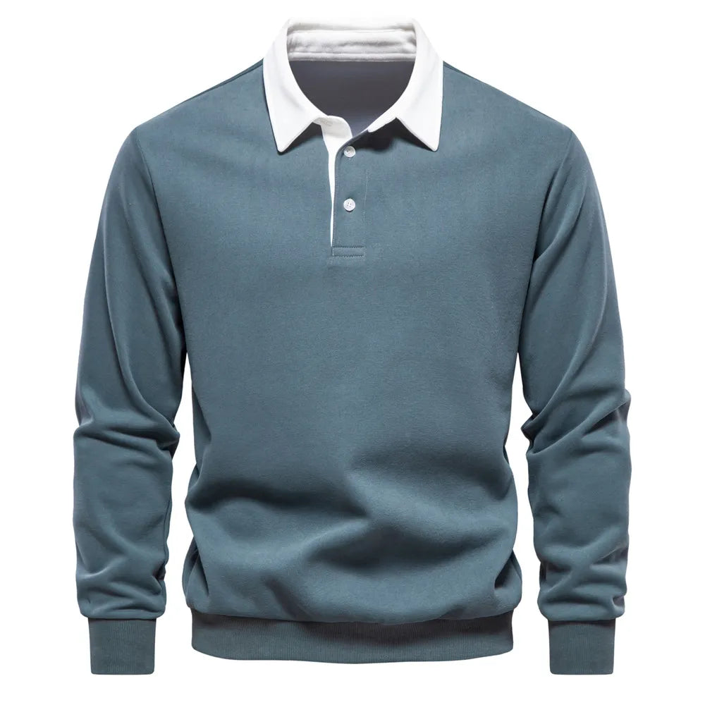 MORGAN® Casual Polo Neck Sweatshirt - Magnattos