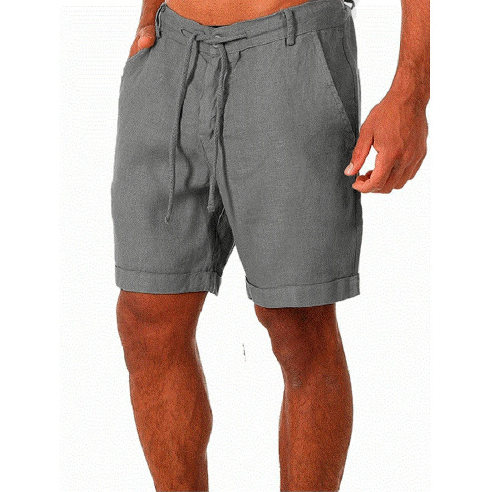 CORTONNA® Men's Cotton Linen Shorts - Magnattos
