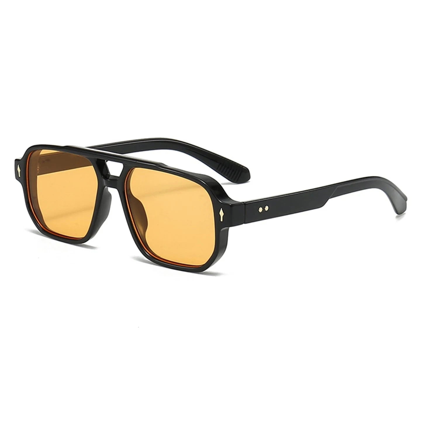 STIRLING® Square Tortoiseshell Preppy Sunglasses