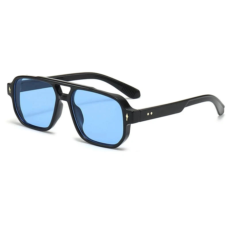 STIRLING® Square Tortoiseshell Preppy Sunglasses