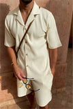 DMITRI® Solid color corduroy casual set