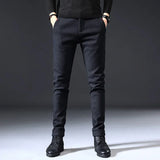 HARLOW® Men’s Autumn & Winter Stretch Pants – Classic Slim Fit Trousers