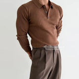 PACCINO® Men´s Long Sleeve Polo Shirt