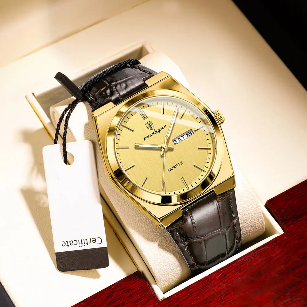 WATTFORD® Elegant Day Date Watch - Magnattos