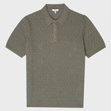 ROCHESTER® 2024 Summer Men's Slim Knit Polo Shirt with Turn-Down Collar and Buttoned Detail