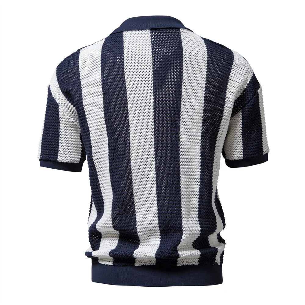 KOSTAS® Cotton Hollow Out Polo Shirt - Magnattos