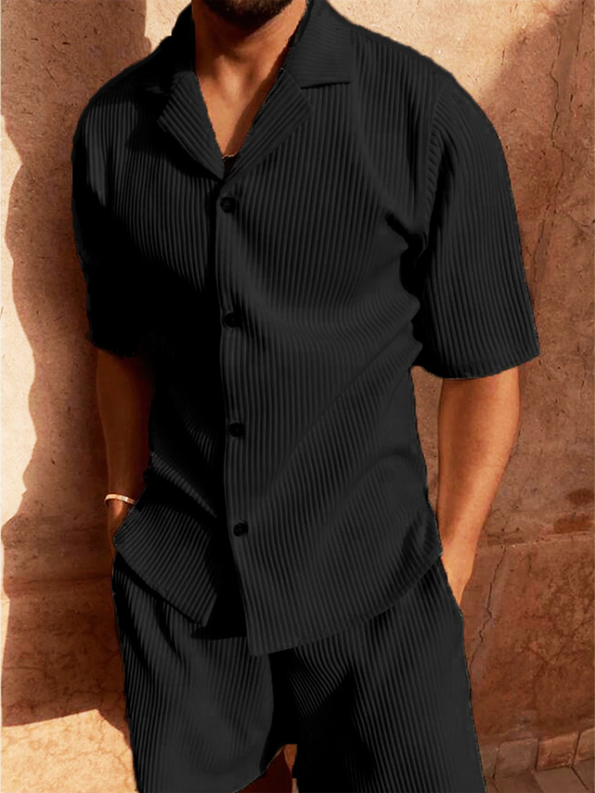DMITRI® Solid color corduroy casual set - Magnattos