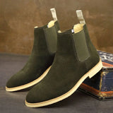 MANI® Retro Suede Genuine Leather Chelsea Boots for Men