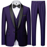 OXFORDIAN® Men’s Wedding Color-Block Collar Suit
