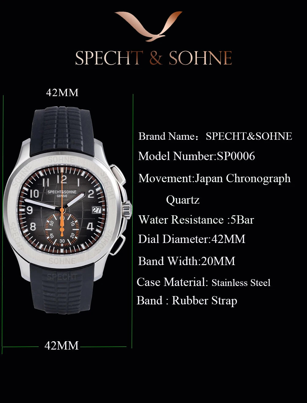 HUGO® Modern Silicone Men's Watch - Magnattos