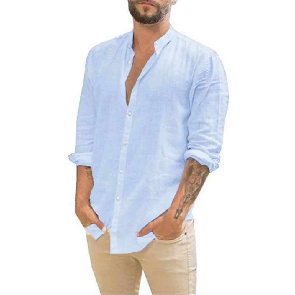 SAN MARINO® Cotton Linen Summer Shirt for Men´s - Magnattos