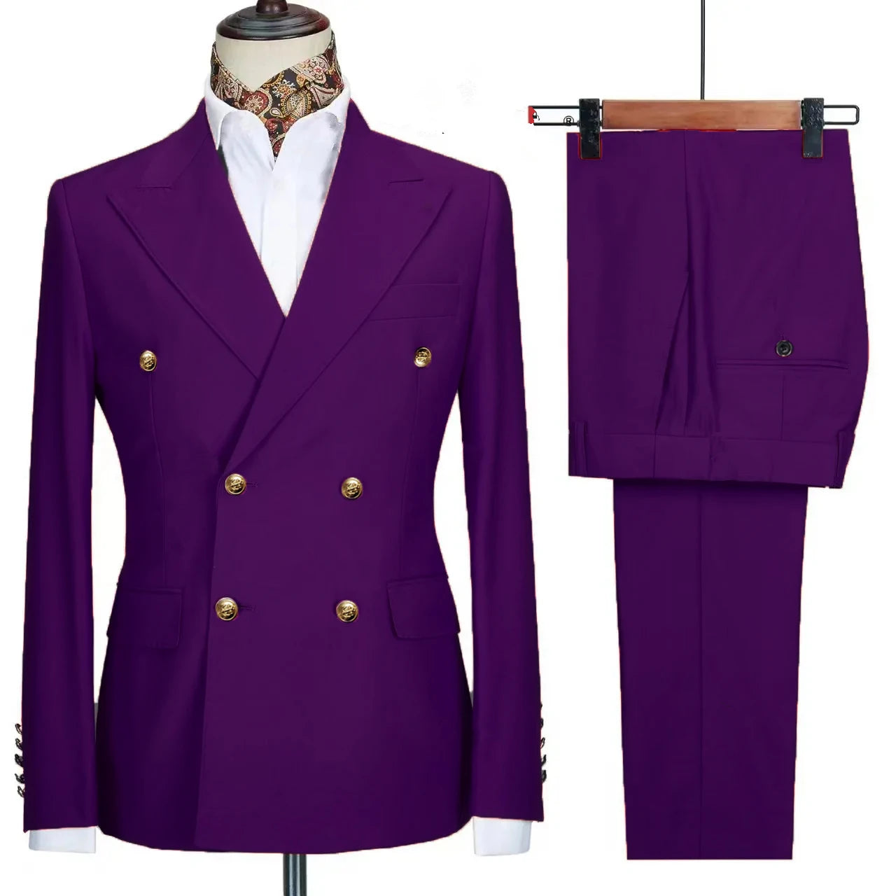 RENNEI® Slim Fit Suit Blazers Jacket Pants - Magnattos