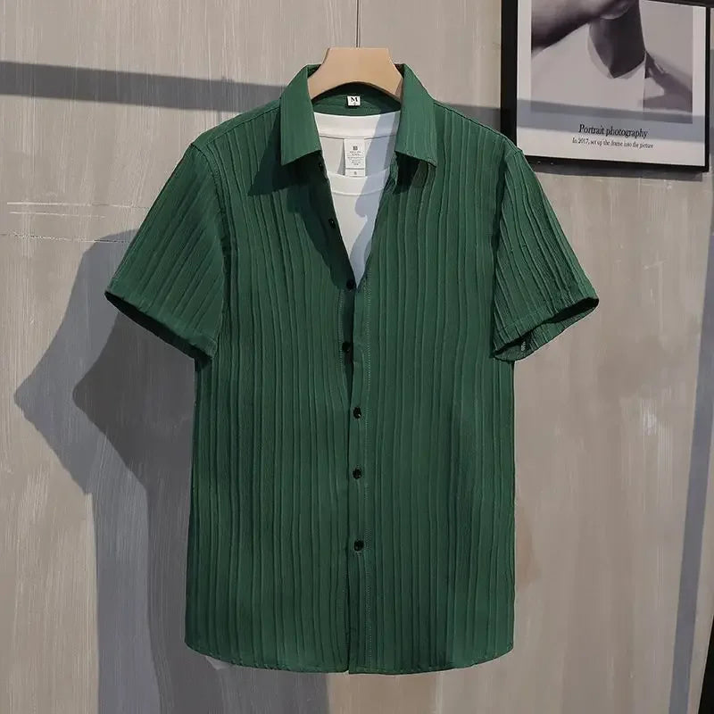 SALVANINI® Turn Down Collar Summer Shirt - Magnattos
