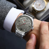 ALEX® Silver Sports Watch