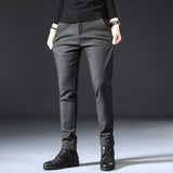 HARLOW® Men’s Autumn & Winter Stretch Pants – Classic Slim Fit Trousers