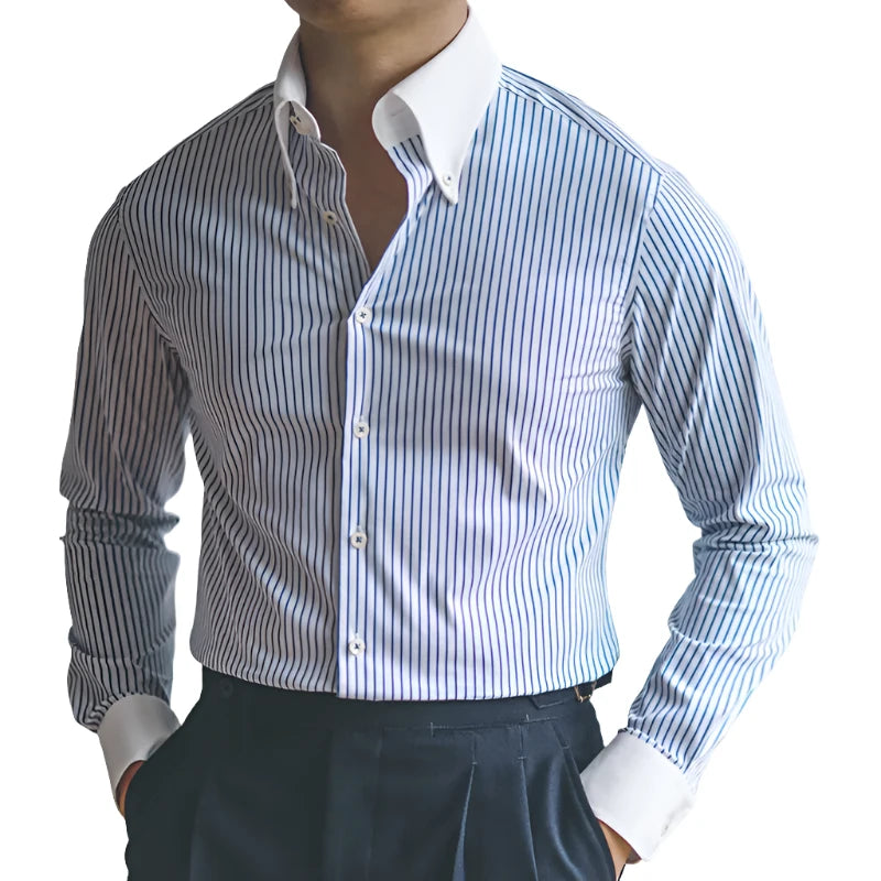 ARJUN® Long Sleeve Striped Shirt - Magnattos