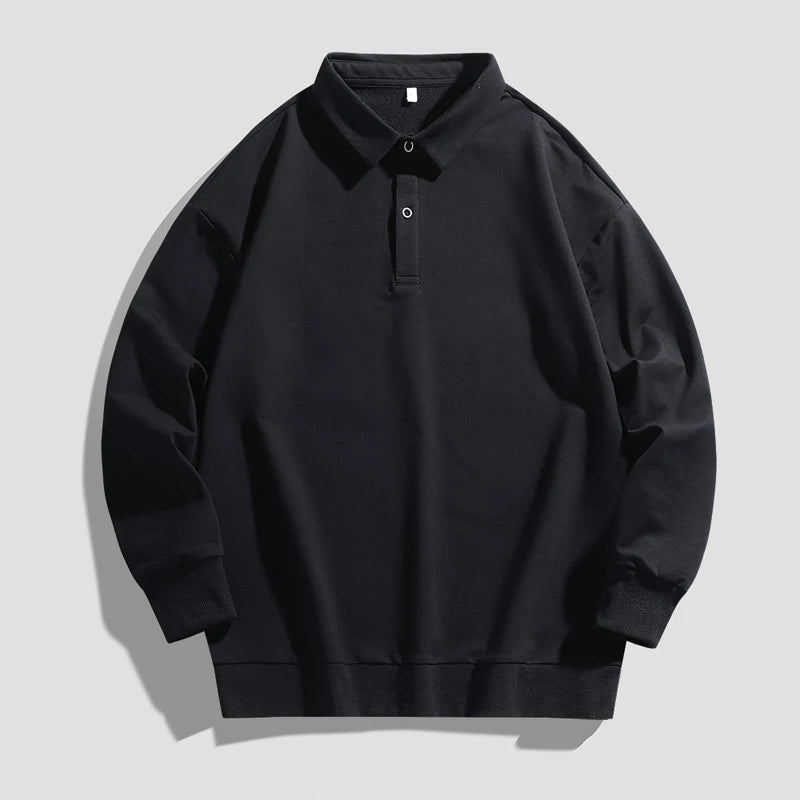 ARMANI® Long Sleeve Polo Shirt - Magnattos