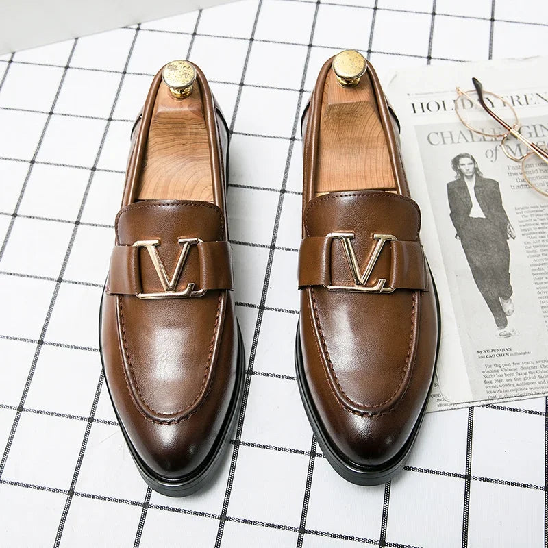 VITT® Men's Luxury Leather Shoes - Magnattos