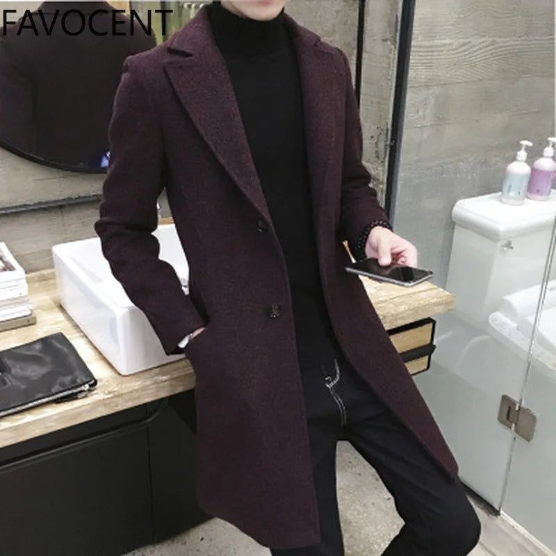 TARIQ® Men's Wool Overcoat - Magnattos