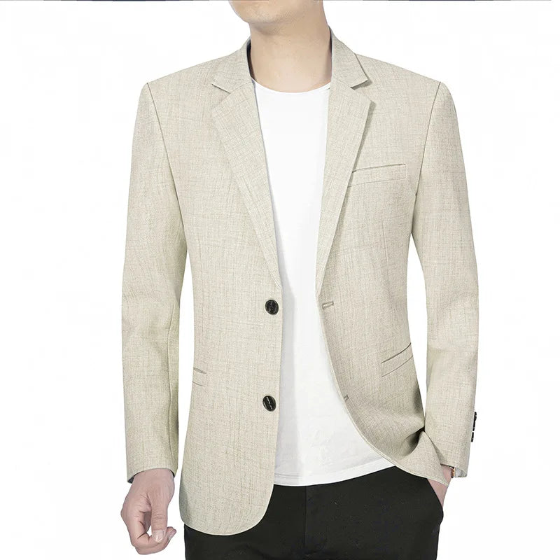 BRANDFORD® Men's 2024 Slim Suit Jacket – Lightweight Business Casual Blazer for Spring & Autumn - Magnattos