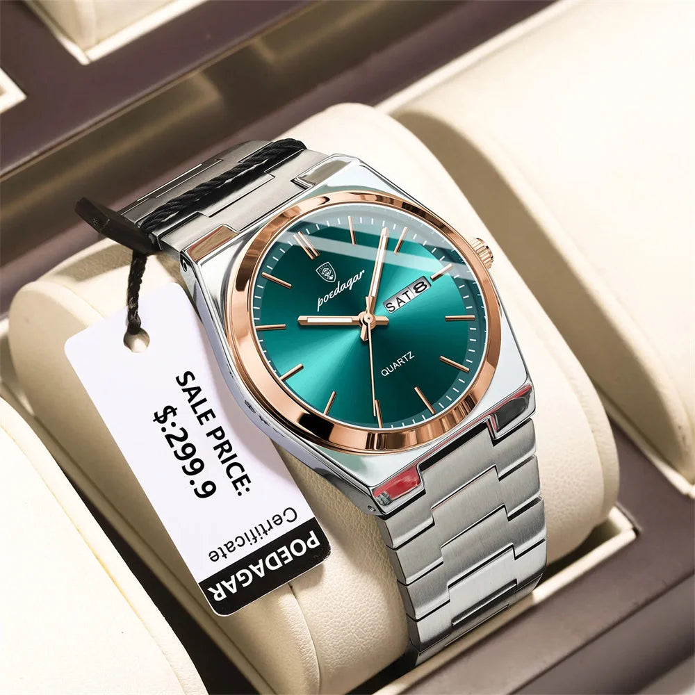 WATTFORD® Elegant Day Date Watch - Magnattos