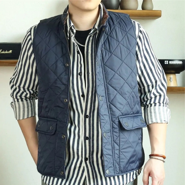 BROGUE® Quilted Cotton Zip Vest