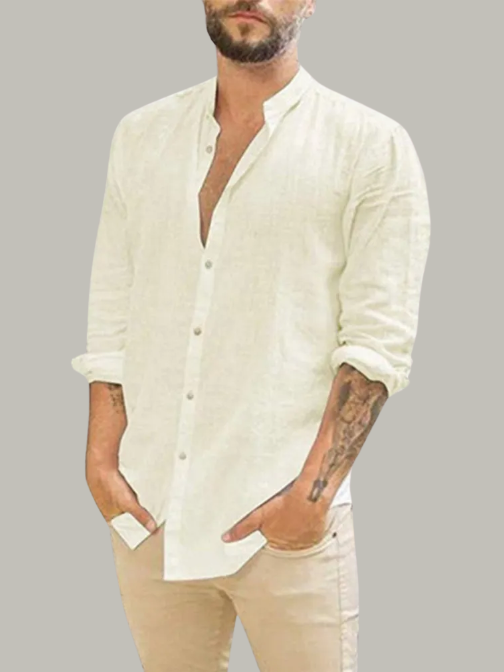 SAN MARINO® Cotton Linen Summer Shirt for Men´s - Magnattos