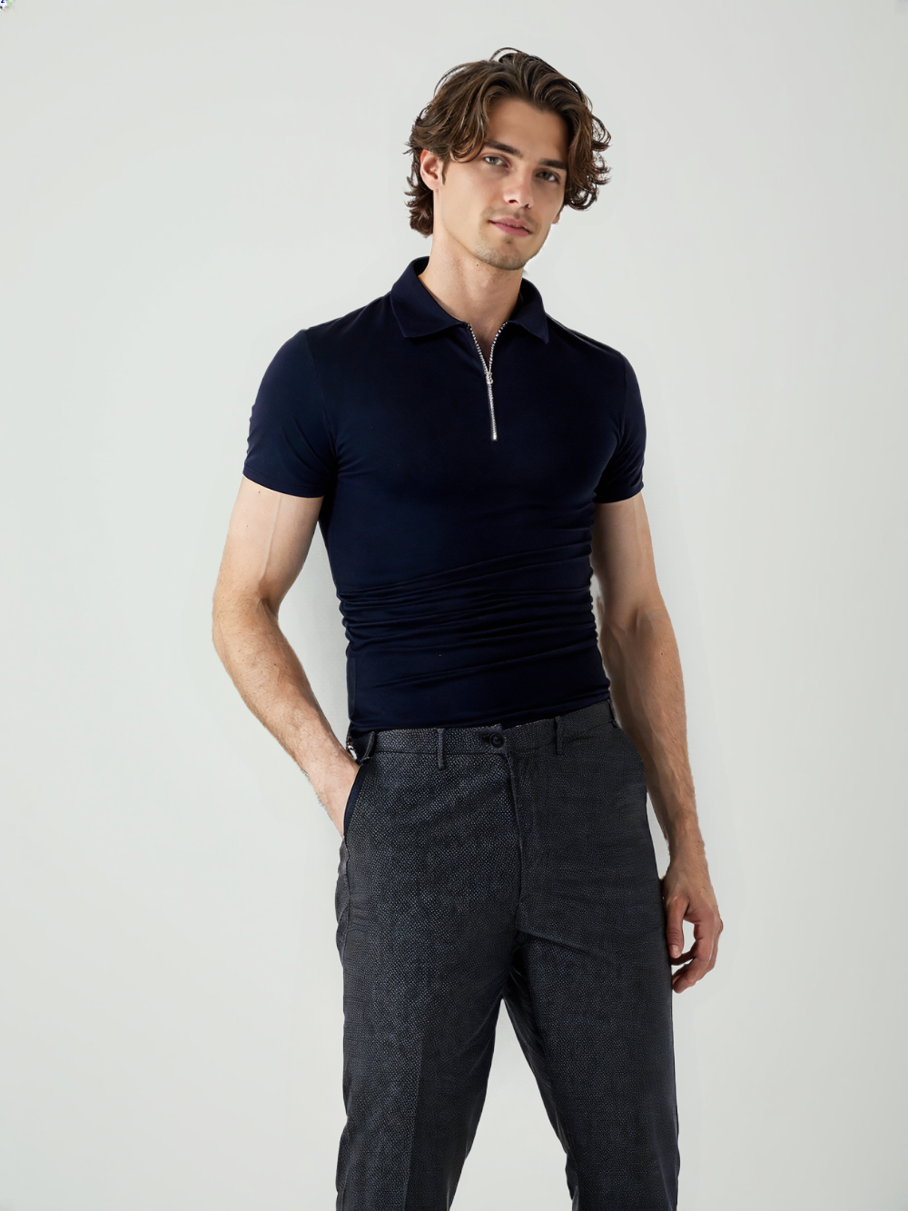 VICENZO® Men's Polo Shirt Collar Zipper - Magnattos