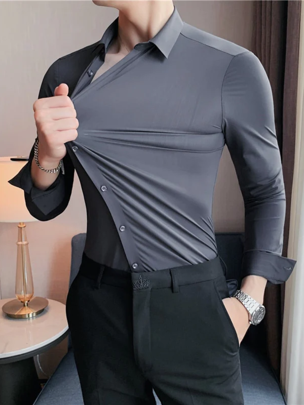 CECATTO® Stylish Men's Elastic Shirt - Magnattos